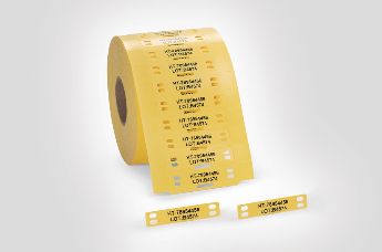 TIPTAG PU – UV-gestabiliseerd, geel: identificatie tag voor hoge temperaturen