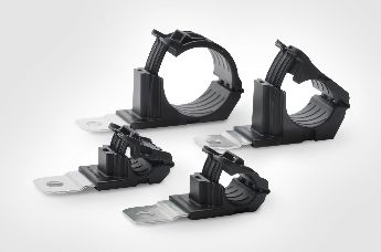 Ratchet-P-clamps verminderen het aantal voorraadposities en zijn verkrijgbaar in vier maten.