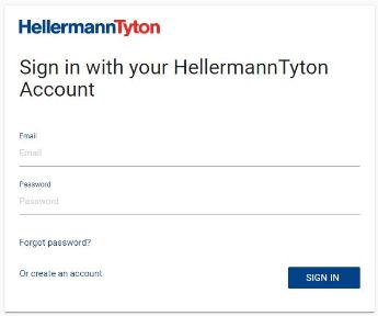 HellermannTyton account login