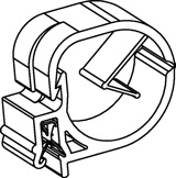 bekabeling en leidingwerk -langs een rand- ontwikkeld - EdgeClip