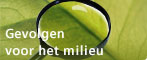 Gevolgen voor het milieu
