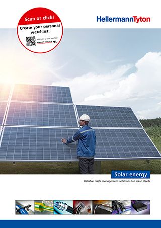 Omslag van de competentiebrochure zonne-energie