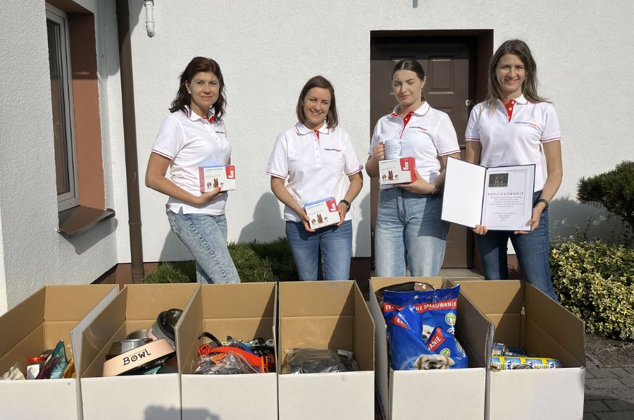 Donatie voor dieren door HellermannTyton Poland