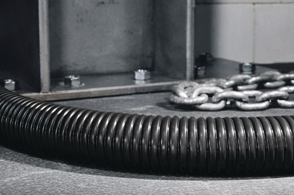 beschermslang met pvc coating