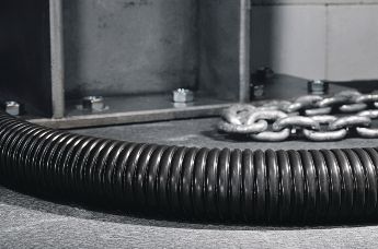 beschermslang met pvc coating