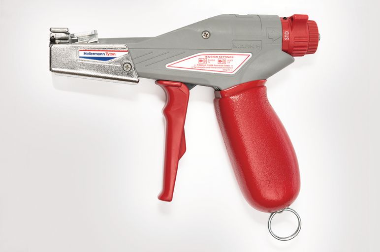 Handbediend kabelbinderpistool voor roestvrijstalen en metalen kabelbinders