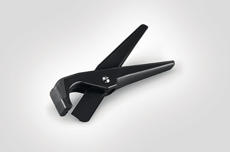 CONCUTTER, een eenvoudig handgereedschap voor het snijden van kunststof ribbelslang