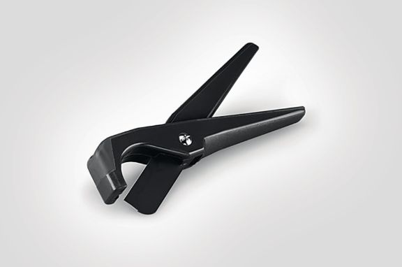 CONCUTTER, een eenvoudig handgereedschap voor het snijden van kunststof ribbelslang