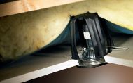 My Plast Afstandhouders voor inbouwspots, vlamvertragende hittebescherming, kunststof houder, beschermende plafond-afstandhouders voor diepe halogeen- of ledlampen, uitsparing 62-90 mm, 20 stuks