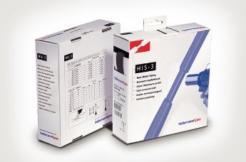 Dispenserboxjes voor HellermannTyton HIS krimpkous met een krimpverhouding van 3:1