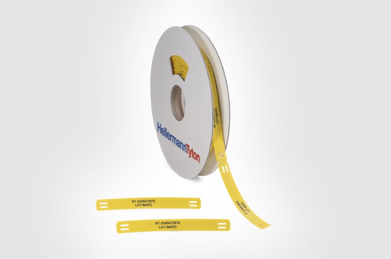 Cable tags, UV-stabilised for harsh environments (continuous)