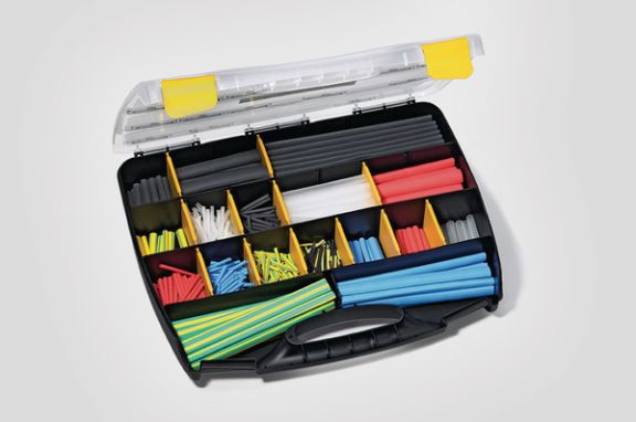HellermannTyton assortiment voor vele verschillende maten krimpkous