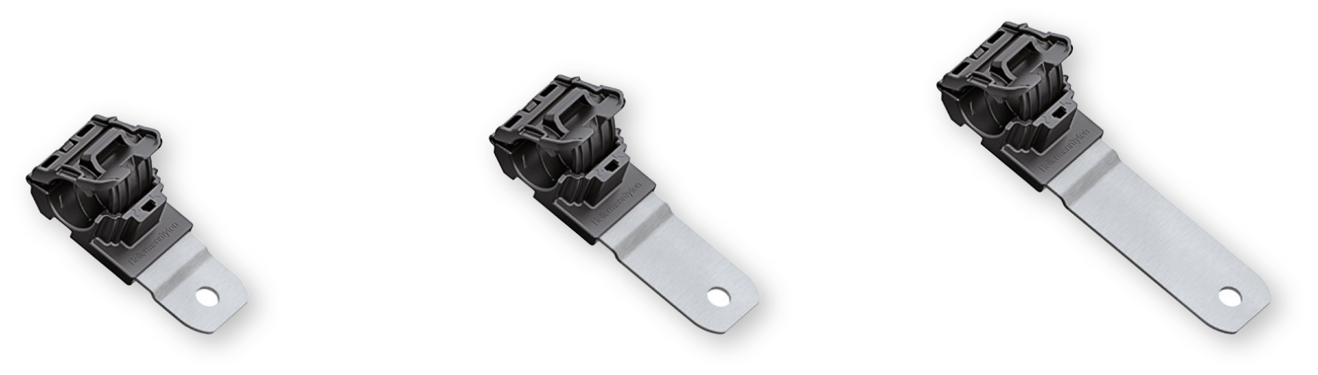 Ratchet-P-Clamp in kort, middellang en lang