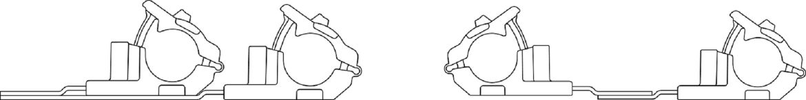 Vaste configuraties Ratchet-P-Clamp