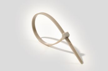 Deze kabelbinder voor hoge temperaturen is bestand tegen temperaturen tot +240° C.