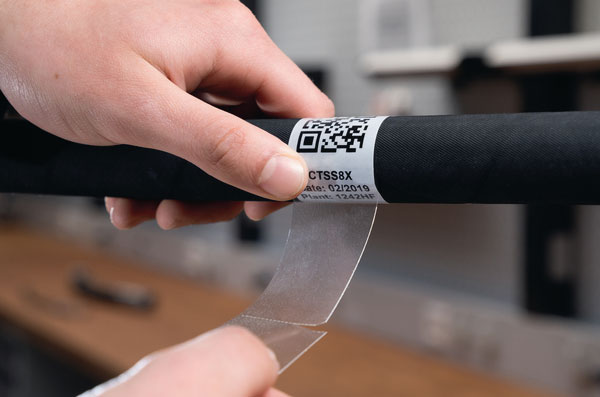 Zelflaminerende Helatag 1232 labels
